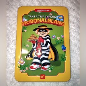 McDonald's McDonaldland Yellow and Red Tin